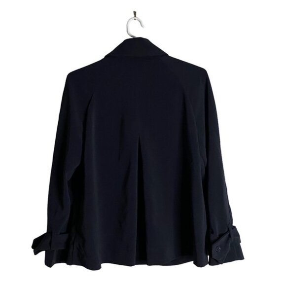 H&M Women's Navy Button Front Jacket - Picture 10 of 10